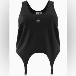 adidas Originals Garter Belt Tails Tank Top Plus Size 1X HF2037 Sporty Goth
